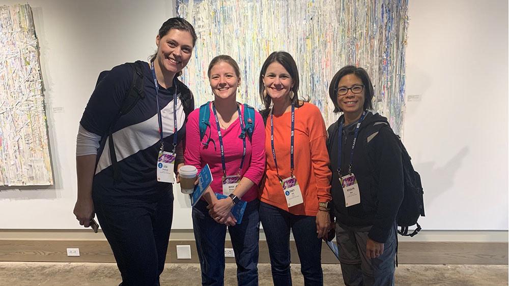 Teachers at conference