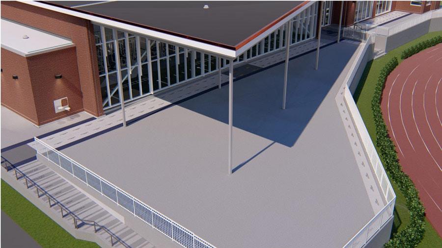 Field House pavers