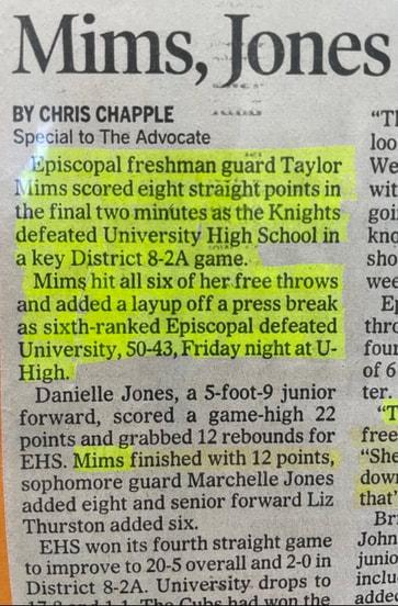 Wharton news clippings