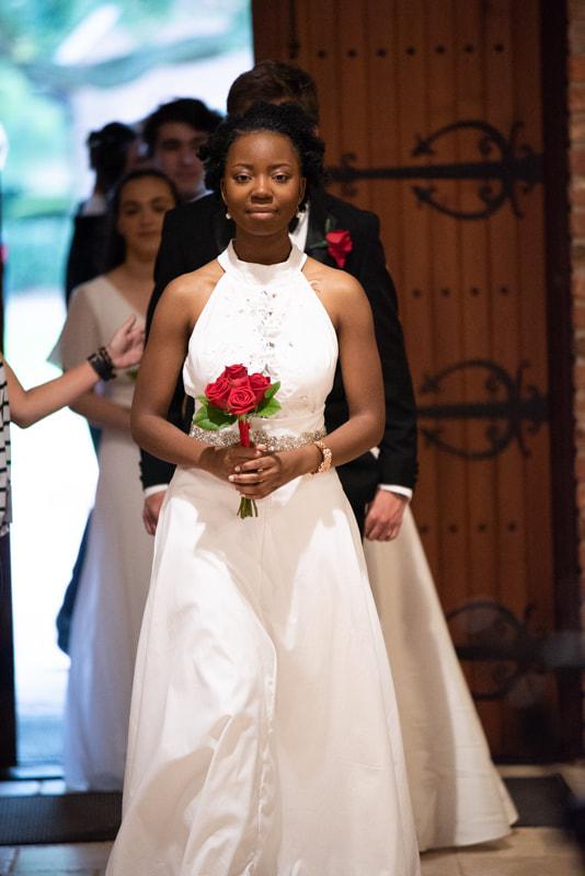 White dress graduation tradition